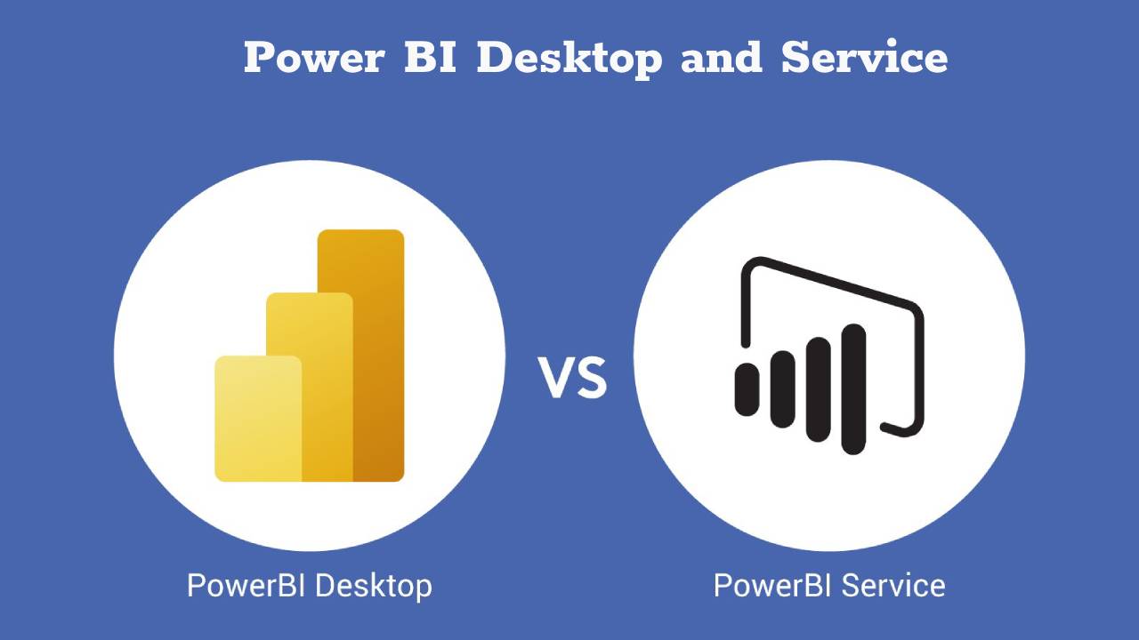 Power BI desktop နှင့် service