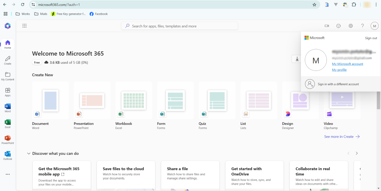 step 6 login as free account