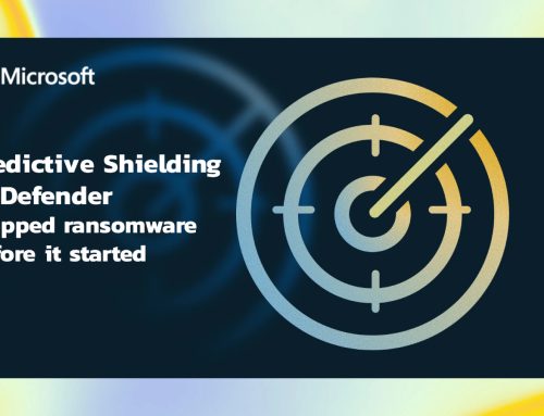 Predictive shielding in Defender: Ransomware မစတင်ခင် ကြိုတင်ဖြတ်တောက် တားဆီးခြင်း