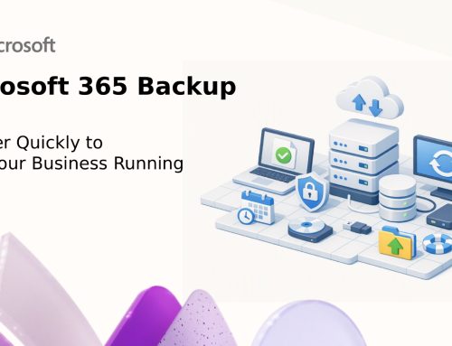 Microsoft 365 Backup ဆိုတာဘာလဲ? အချိန်တိုအတွင်း backup, recovery လုပ်လို့ရမယ့် Microsoft ရဲ့ စနစ်