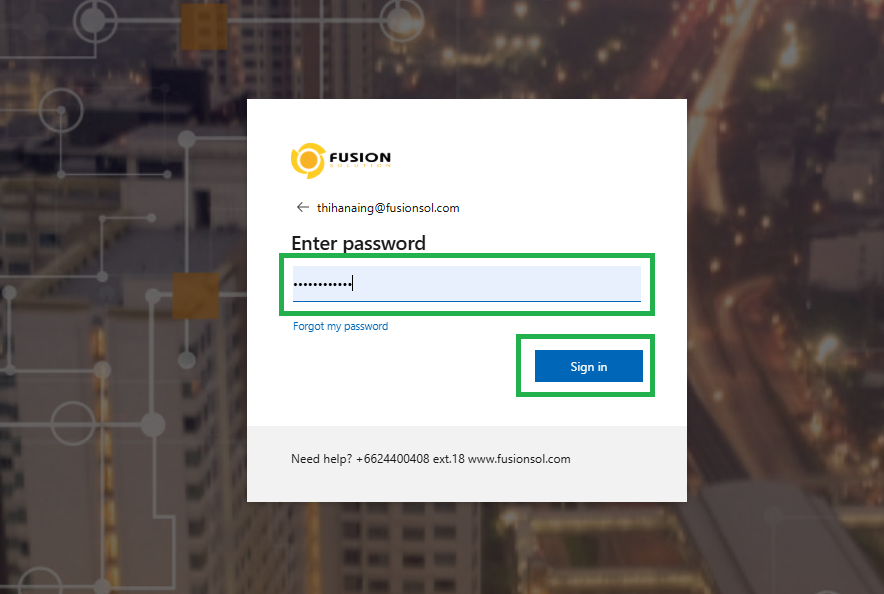 password