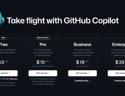 GitHub Copilot Plans များအကြောင်း